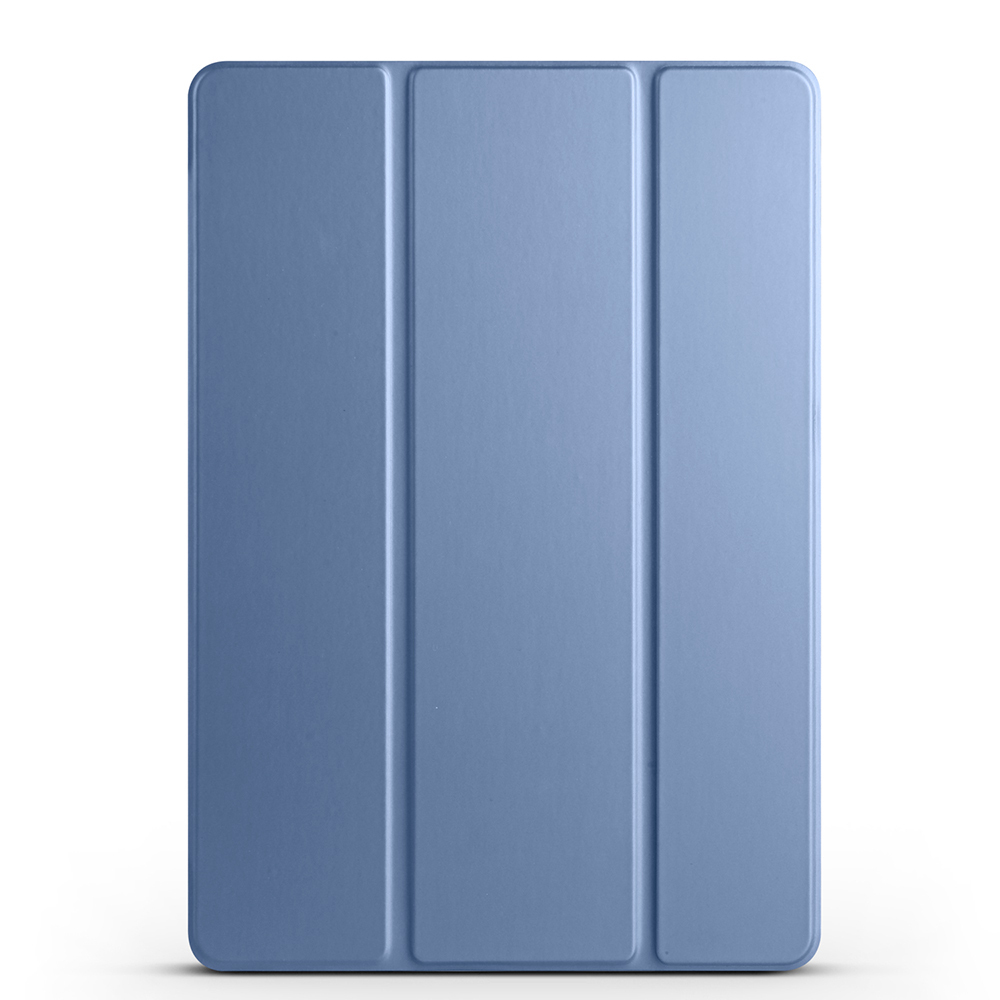 Galaxy Uyumlu Tab S10 FE Zore Smart Cover Kalem Bölmeli Standlı 1-1 Kılıf-Petrol mavi