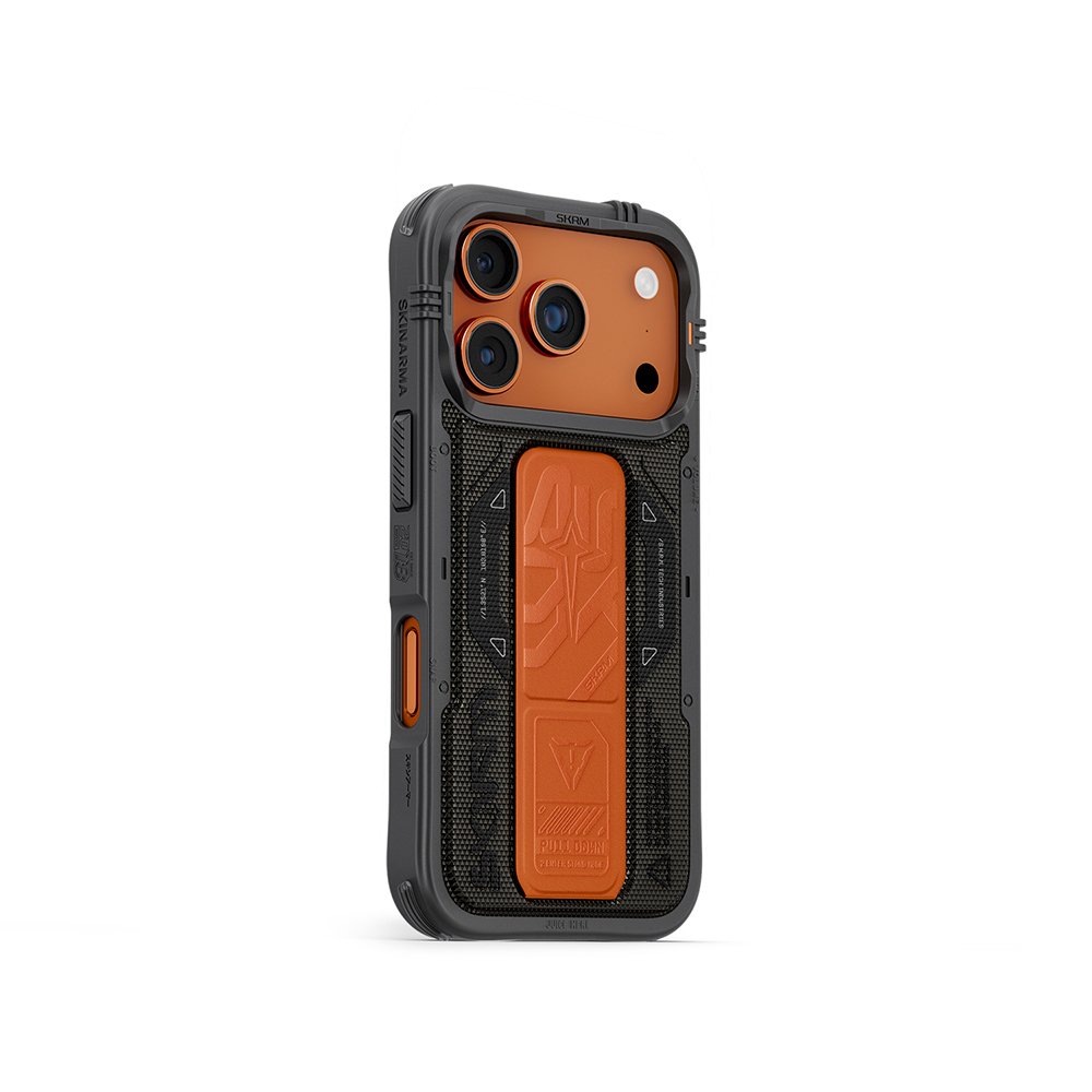 iPhone Uyumlu 17 Pro Kılıf SkinArma M-safe Şarj Özellikli Airbag Tasarımlı Standlı Phantom Kapak-Yeşil