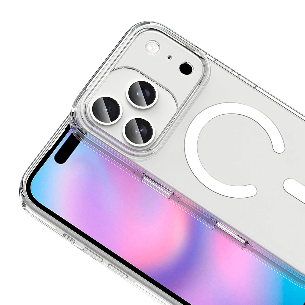 iPhone Uyumlu 17 Pro Kılıf M-safe Şarj Özellikli Kamera Korumalı Zore Kripto Kapak
