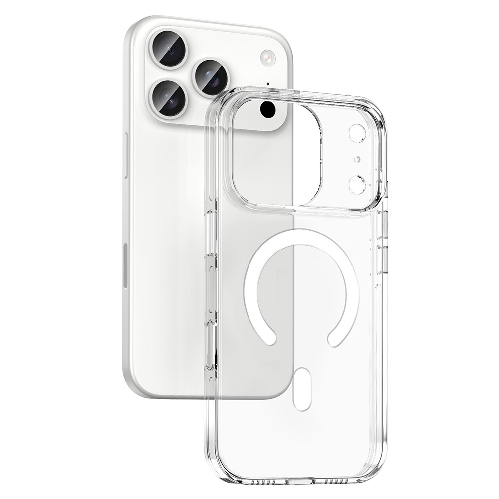 iPhone Uyumlu 17 Pro Kılıf M-safe Şarj Özellikli Kamera Korumalı Zore Kripto Kapak