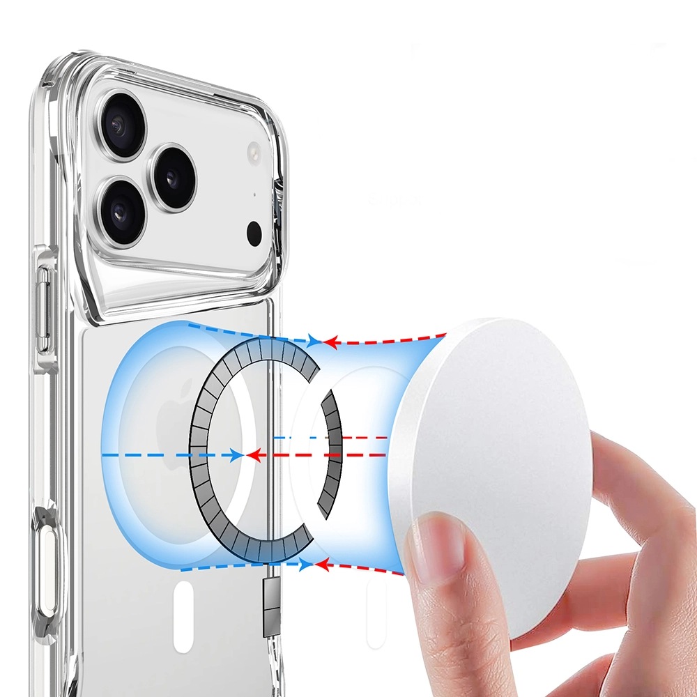 iPhone Uyumlu 17 Pro Kılıf Zore M-safe Şarj Özellikli T-Max M-safe Kapak