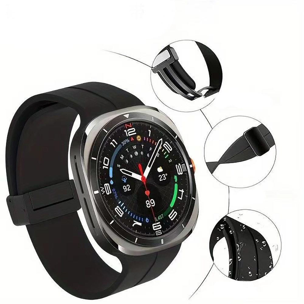 Galaxy Uyumlu Watch 8 Classic 46mm Zore KRD-84 Silikon Kordon