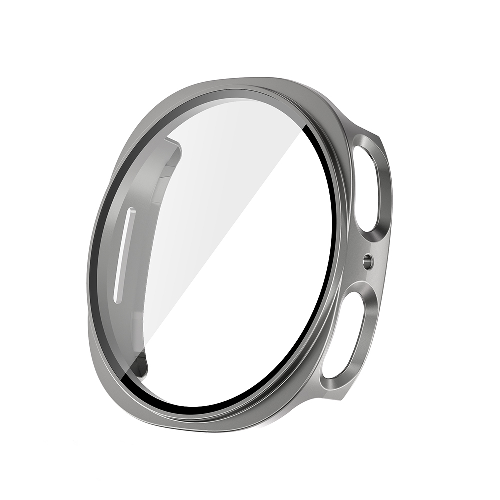 Galaxy Uyumlu Watch 8 40mm Sert PC Kasa ve Ekran Koruyucu Zore Watch Gard 38-Titanyum