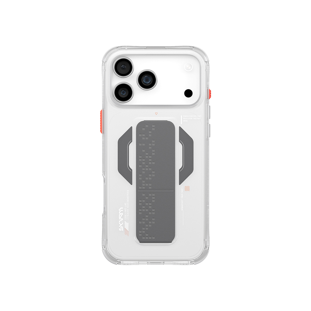 iPhone Uyumlu 17 Pro Max Kılıf Skinarma M-Safe Şarj Özellikli Airbag Tasarımlı Standlı Haxa Kapak