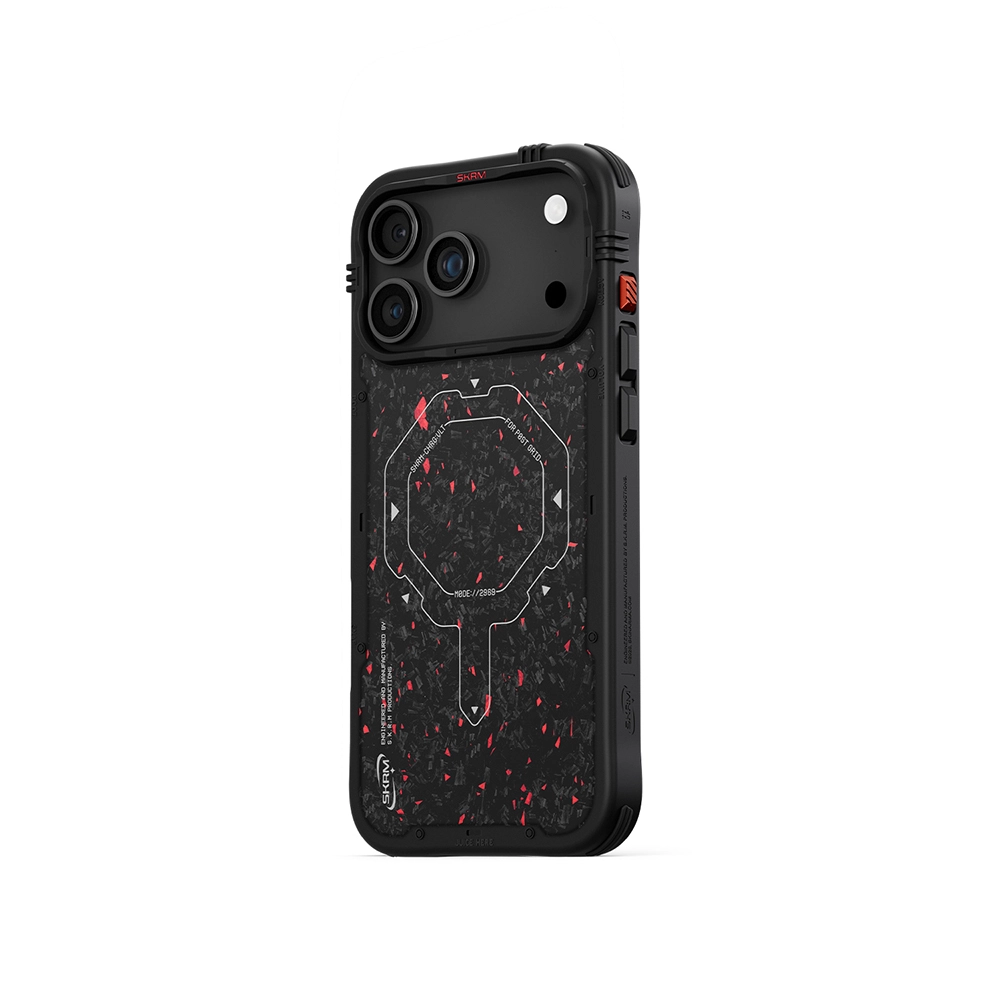 iPhone Uyumlu 17 Pro Kılıf M-safe Şarj Özellikli Airbag Tasarımlı Skinarma Vektor Kapak