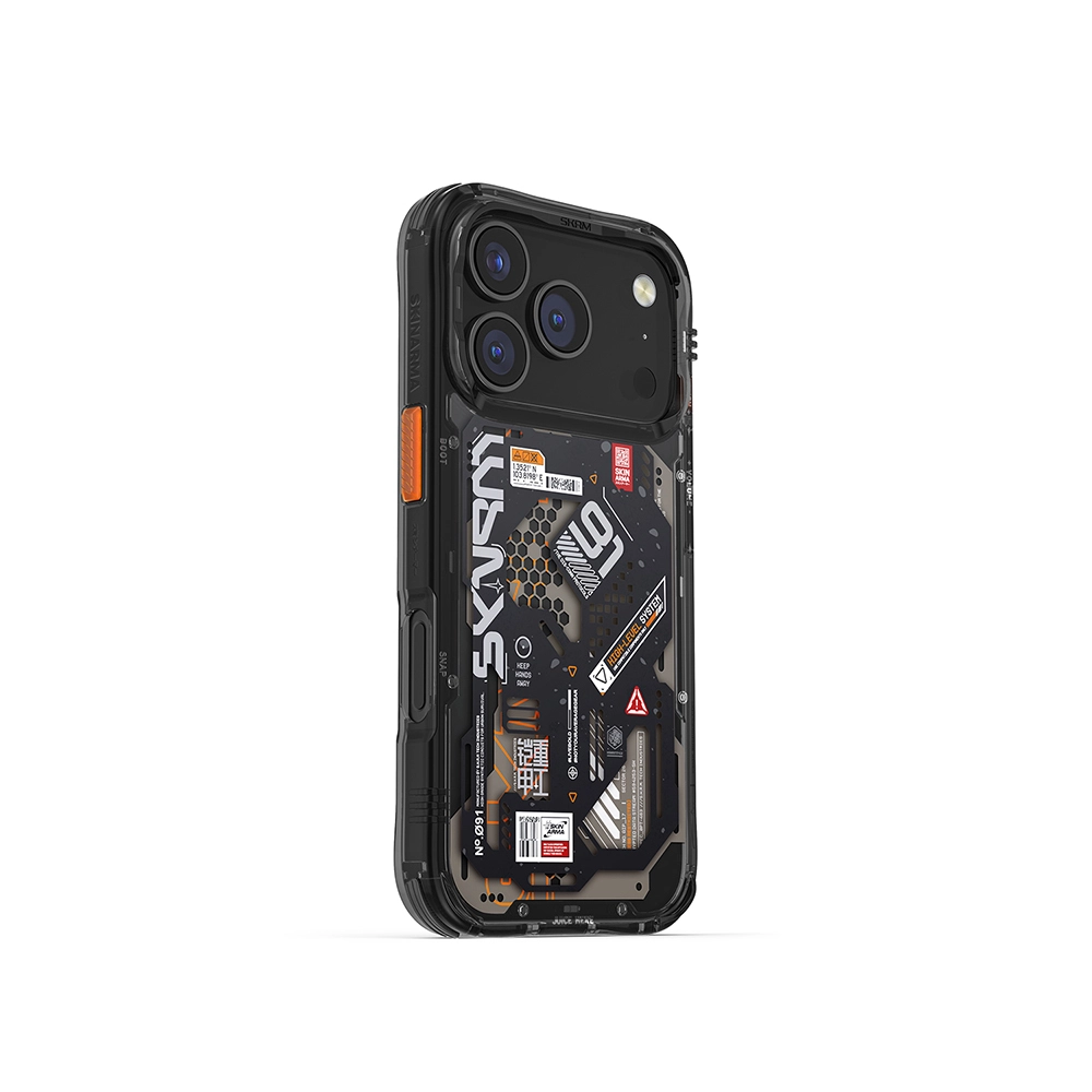 iPhone Uyumlu 17 Pro Kılıf Desenli Airbag Tasarımlı Skinarma Spectra Kapak