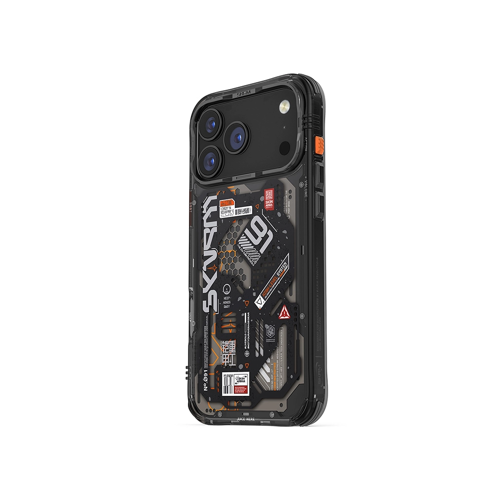 iPhone Uyumlu 17 Pro Kılıf Desenli Airbag Tasarımlı Skinarma Spectra Kapak