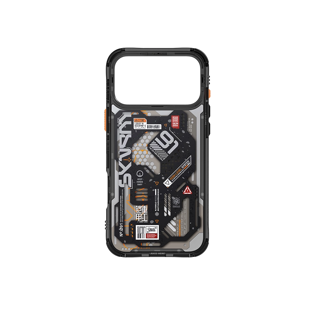 iPhone Uyumlu 17 Pro Kılıf Desenli Airbag Tasarımlı Skinarma Spectra Kapak