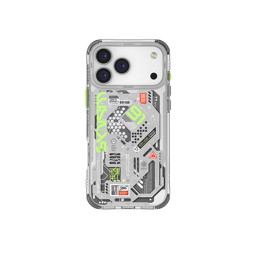 iPhone Uyumlu 17 Pro Kılıf Desenli Airbag Tasarımlı Skinarma Spectra Kapak