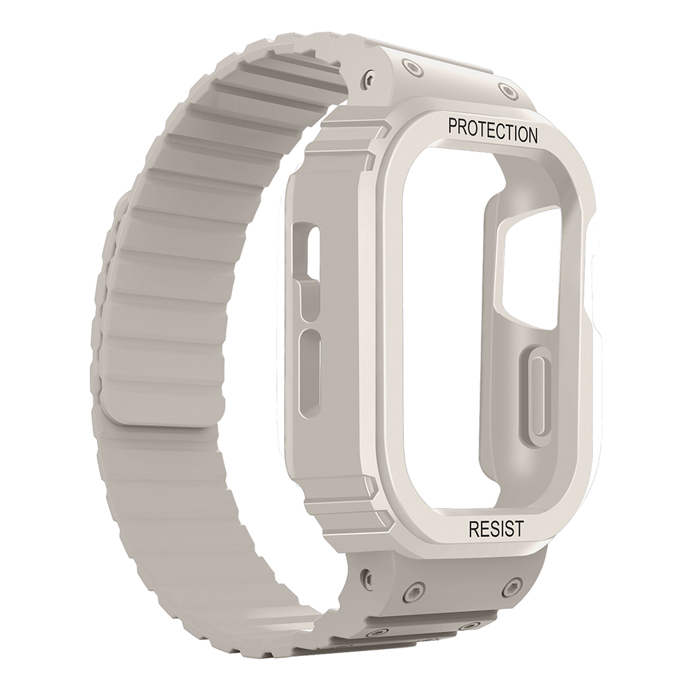 Watch 7 45mm Zore KRD-142 Airbag Tasarımlı Kasa Koruyuculu Silikon Kordon