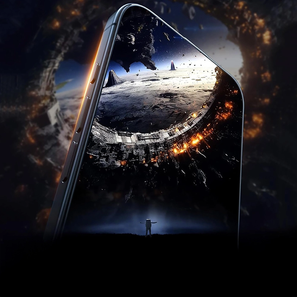 iPhone Uyumlu 17 Pro Max Zore Etnaa Cam Ekran Koruyucu