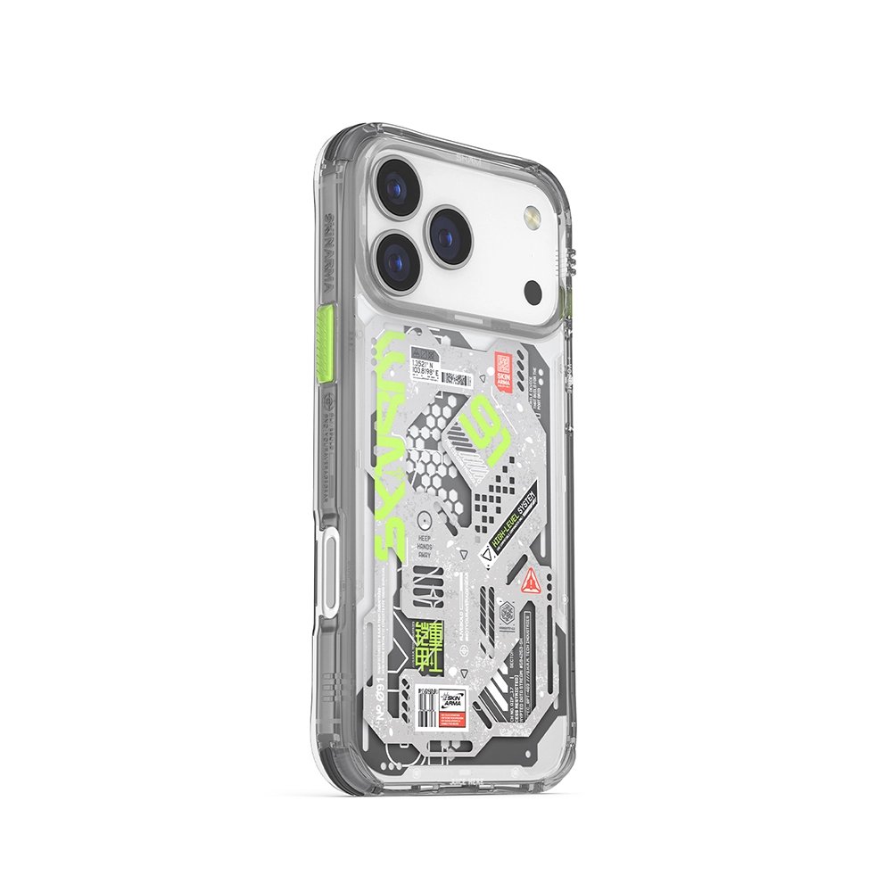 iPhone Uyumlu 17 Pro Max Kılıf Desenli Airbag Tasarımlı Skinarma Spectra Kapak