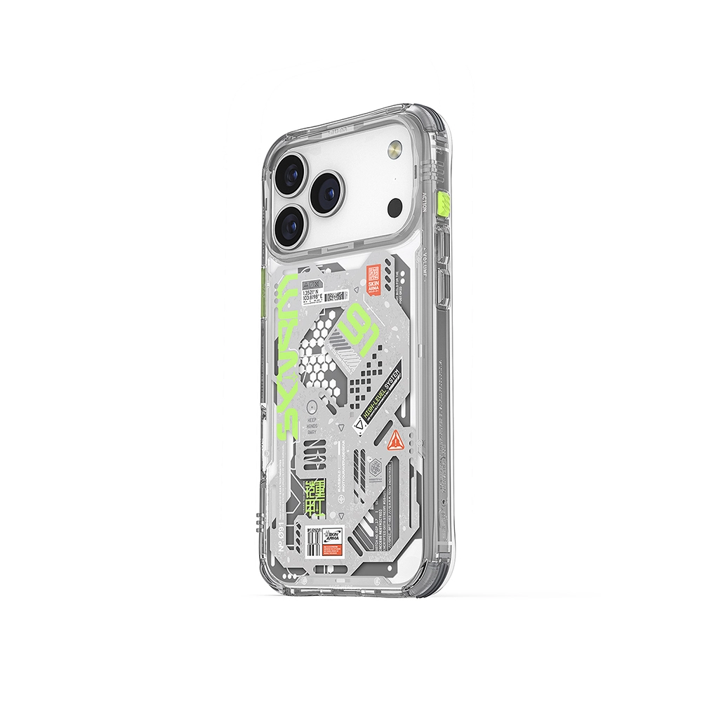 iPhone Uyumlu 17 Pro Max Kılıf Desenli Airbag Tasarımlı Skinarma Spectra Kapak