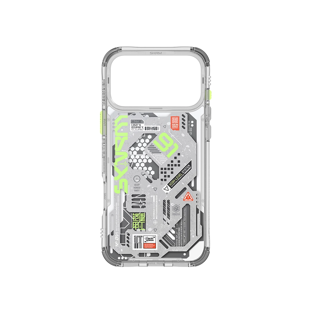 iPhone Uyumlu 17 Pro Max Kılıf Desenli Airbag Tasarımlı Skinarma Spectra Kapak