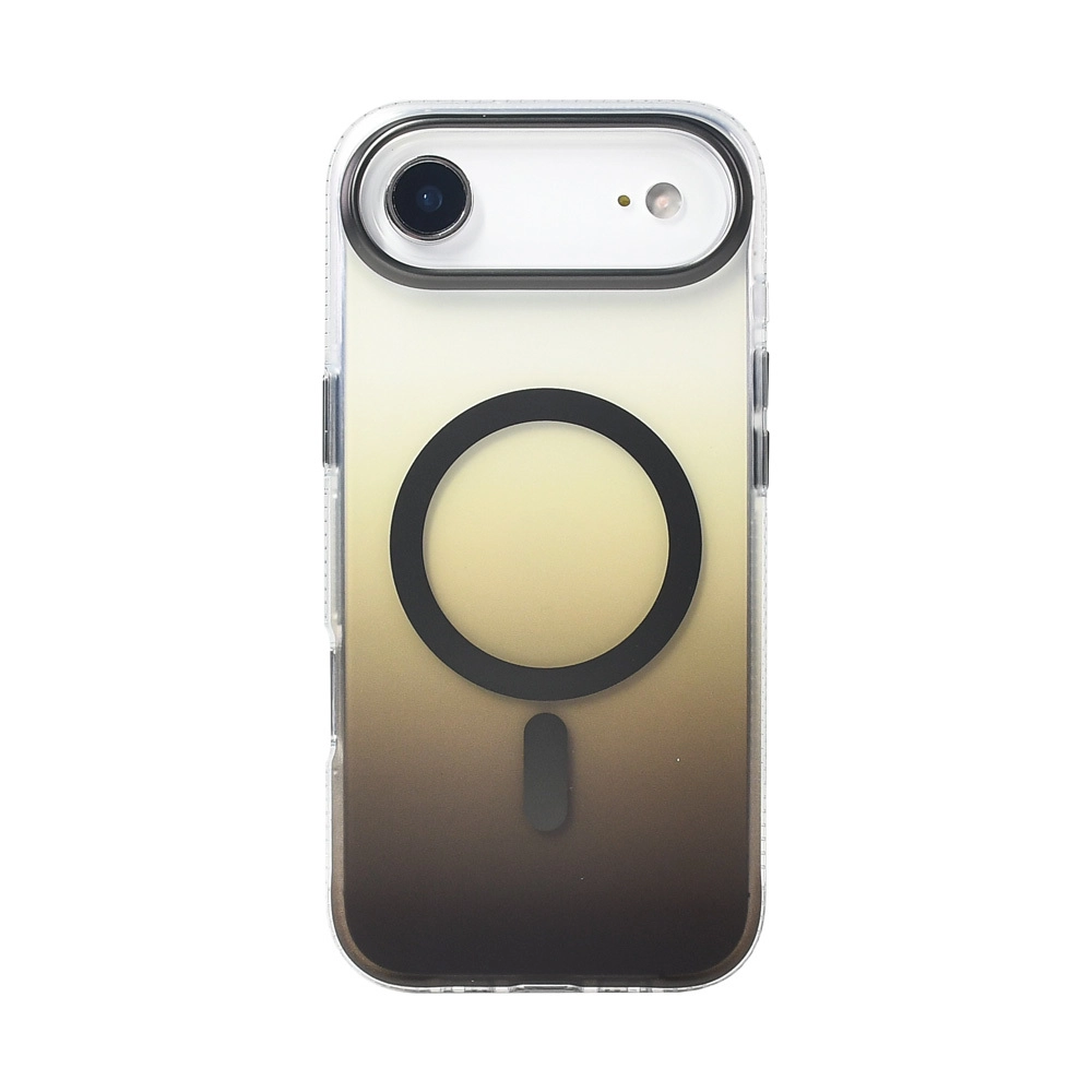 iPhone Uyumlu 17 Air Kılıf M-safe Şarj Özellikli Transparan Renk Geçişli Zore Toros Kapak