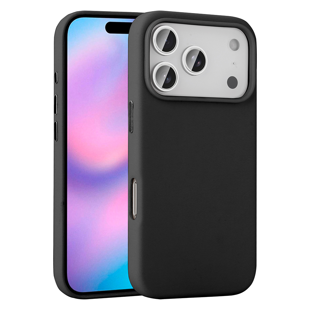 iPhone Uyumlu 17 Pro Max Kılıf M-safe Şarj Özellikli PU Deri Görünümlü Zore Kupra Kapak