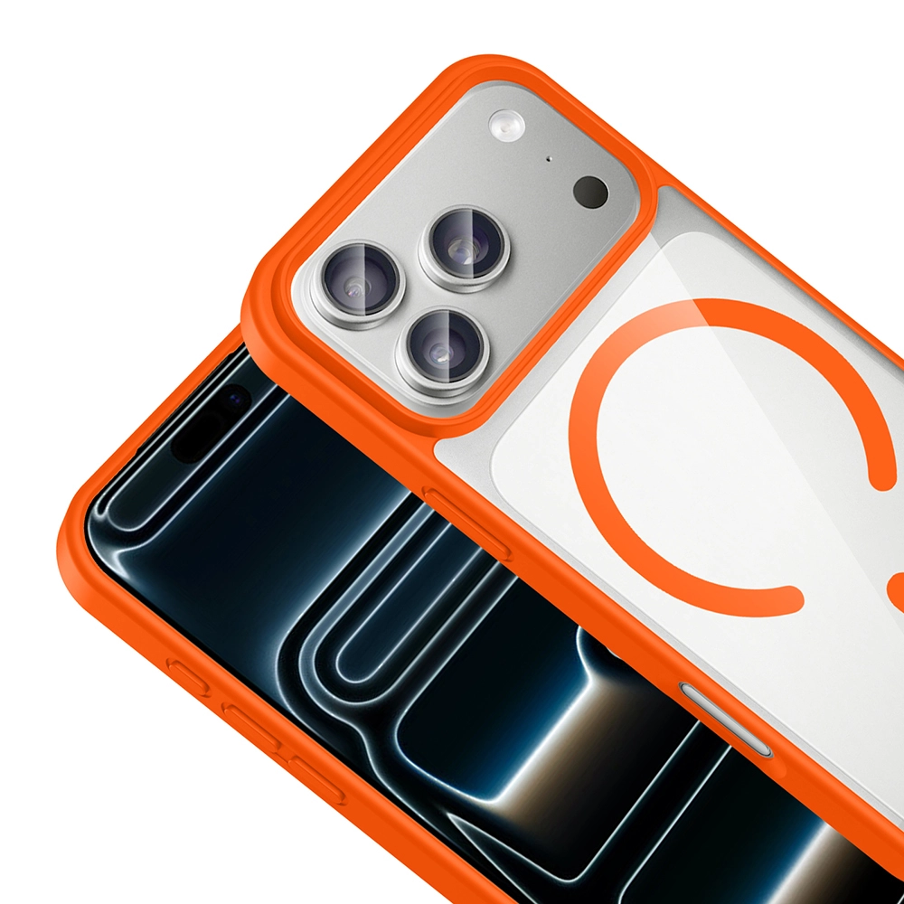 iPhone Uyumlu 17 Pro Kılıf M-safe Wireless Şarj Özellikli Silikon Zore Ege Kapak