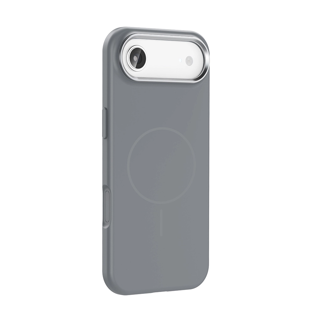 iPhone Uyumlu 17 Air Kılıf M-Safe Şarj Özellikli Metal Kamera Çerçeveli Zore Edi Silikon Kapak
