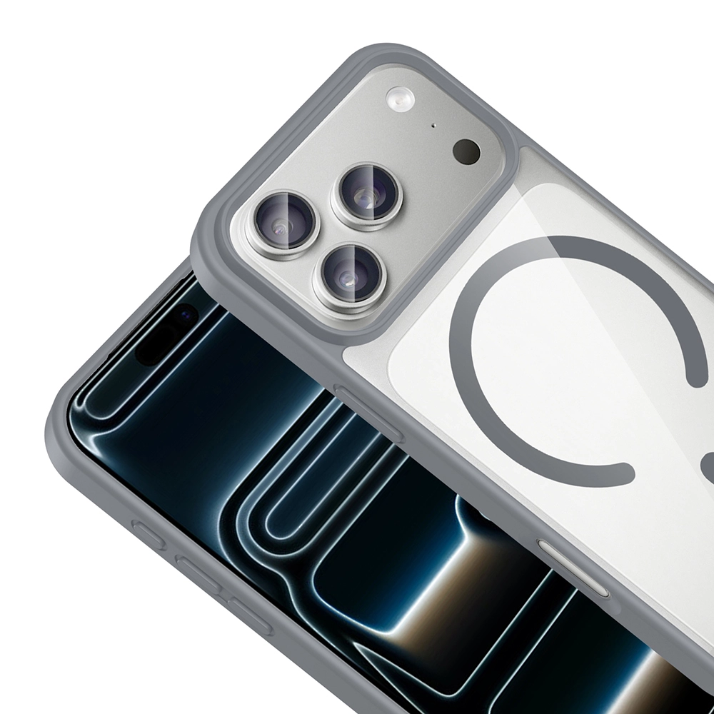 iPhone Uyumlu 17 Pro Max Kılıf M-safe Wireless Şarj Özellikli Silikon Zore Ege Kapak