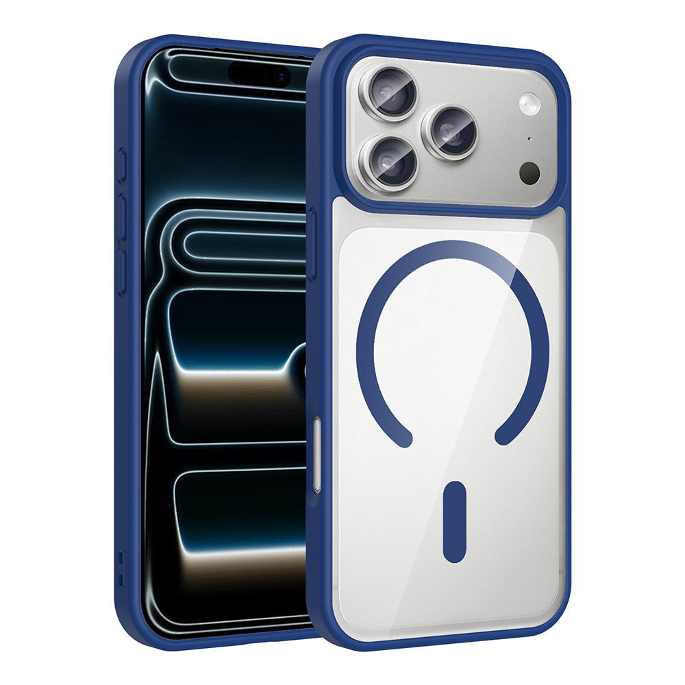 iPhone Uyumlu 17 Pro Max Kılıf M-safe Wireless Şarj Özellikli Silikon Zore Ege Kapak