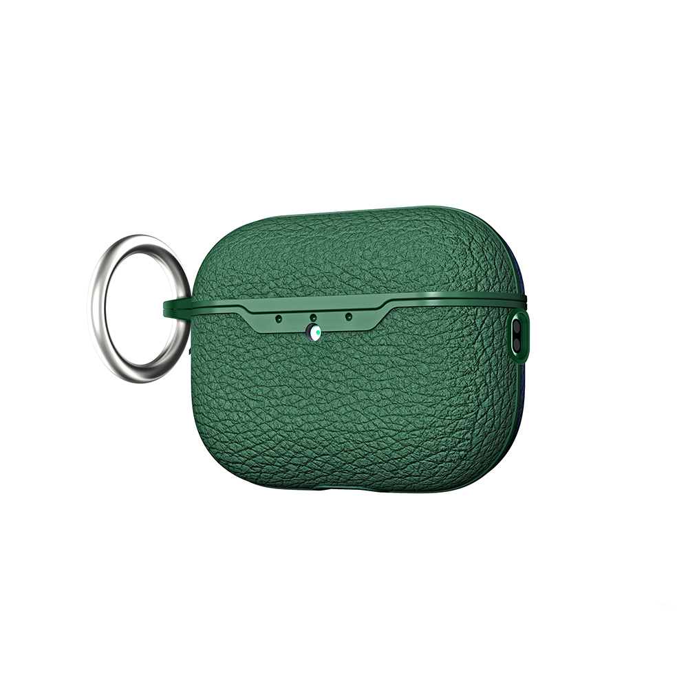 Airpods Uyumlu Pro 3 Kılıf Zore Airbag 03 Silikon-Koyu yeşil