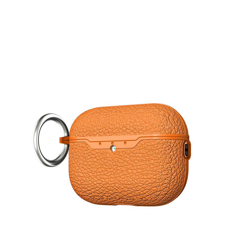 Airpods Uyumlu Pro 3 Kılıf Zore Airbag 03 Silikon-Turuncu