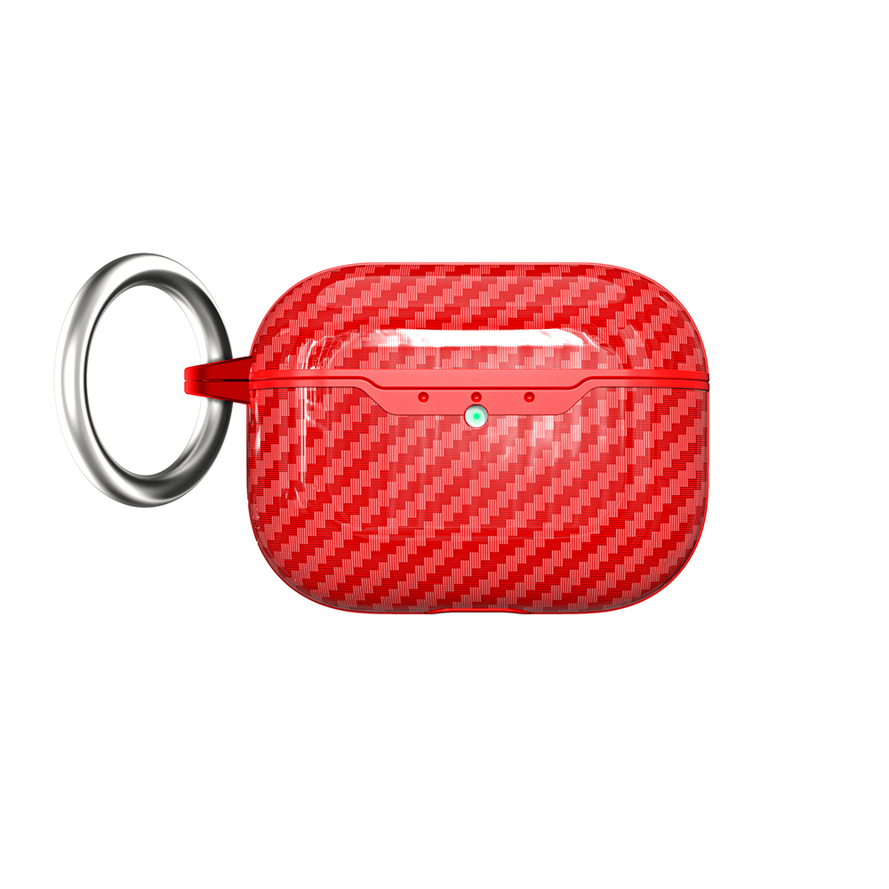 Airpods Uyumlu Pro 3 Kılıf Zore Airbag 05 Silikon-Kırmızı
