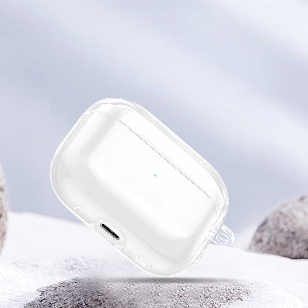 Airpods Uyumlu Pro 3 Kılıf Şeffaf Kristal Silikon Zore Airbag 14 Kılıf