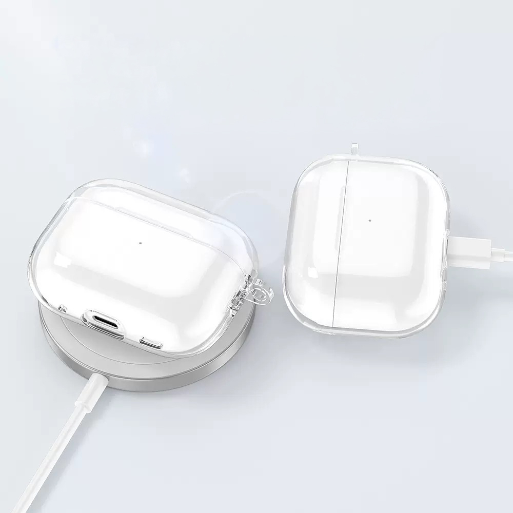 Airpods Uyumlu Pro 3 Kılıf Şeffaf Kristal Silikon Zore Airbag 14 Kılıf