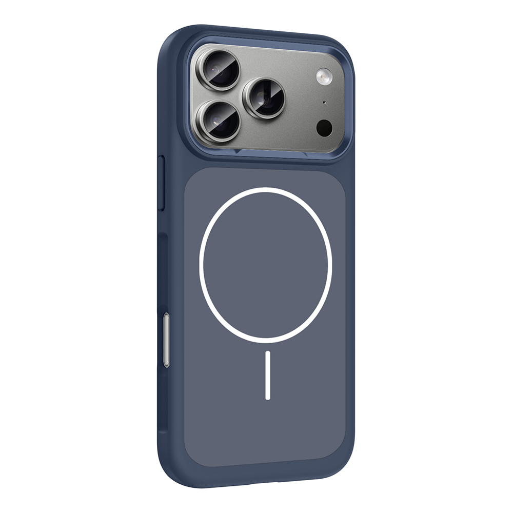 iPhone Uyumlu 17 Pro Max Kılıf M-Safe Şarj Özellikli Metal Kamera Çerçeveli Zore Sanremo Silikon Kapak