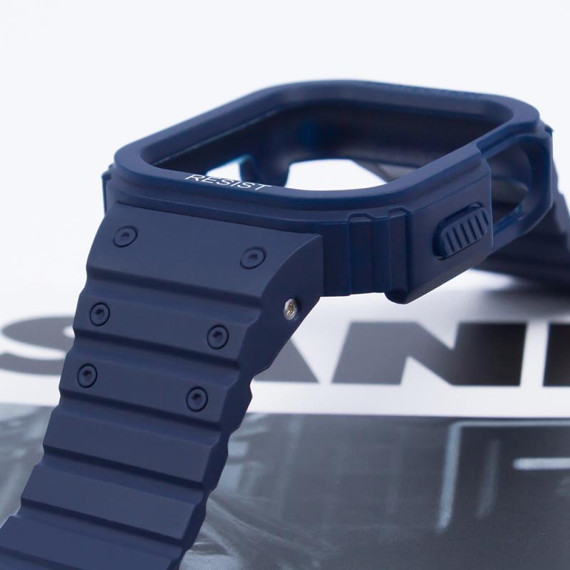 Watch 38mm Zore KRD-142 Airbag Tasarımlı Kasa Koruyuculu Silikon Kordon