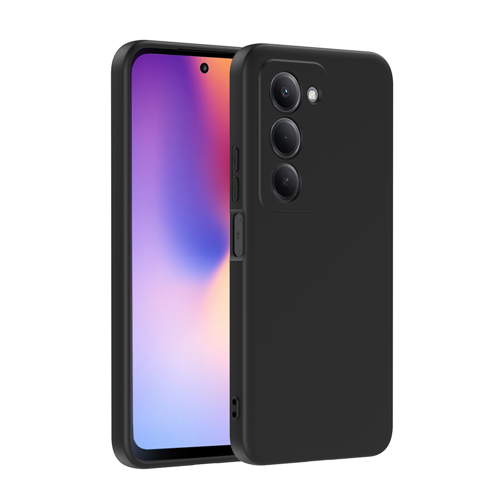 Xiaomi Uyumlu  Redmi 15 Kılıf Zore Mara Lansman Kapak-Siyah