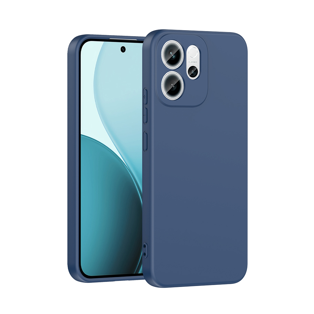 Oppo Reno 14F 5G Kılıf Zore Mara Lansman Kapak-Lacivert