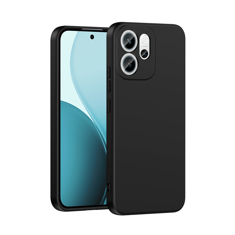 Oppo Reno 14F 5G Kılıf Zore Mara Lansman Kapak-Siyah