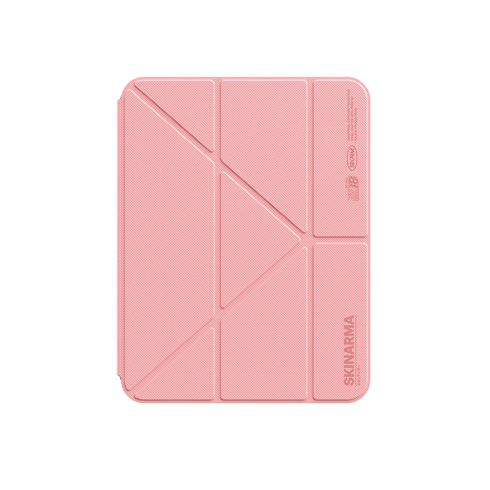 iPad Uyumlu Air 11 2025 M3 Kılıf Skinarma Kalemlikli Arkası Şeffaf Standlı Magnetik Zeta Kılıf