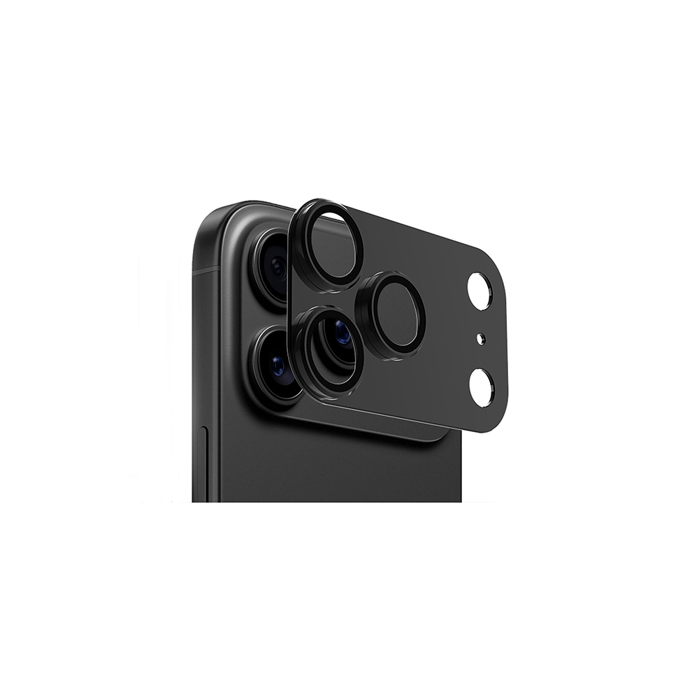 iPhone Uyumlu 17 Pro Zore CL-20 Kamera Lens Koruyucu-Siyah