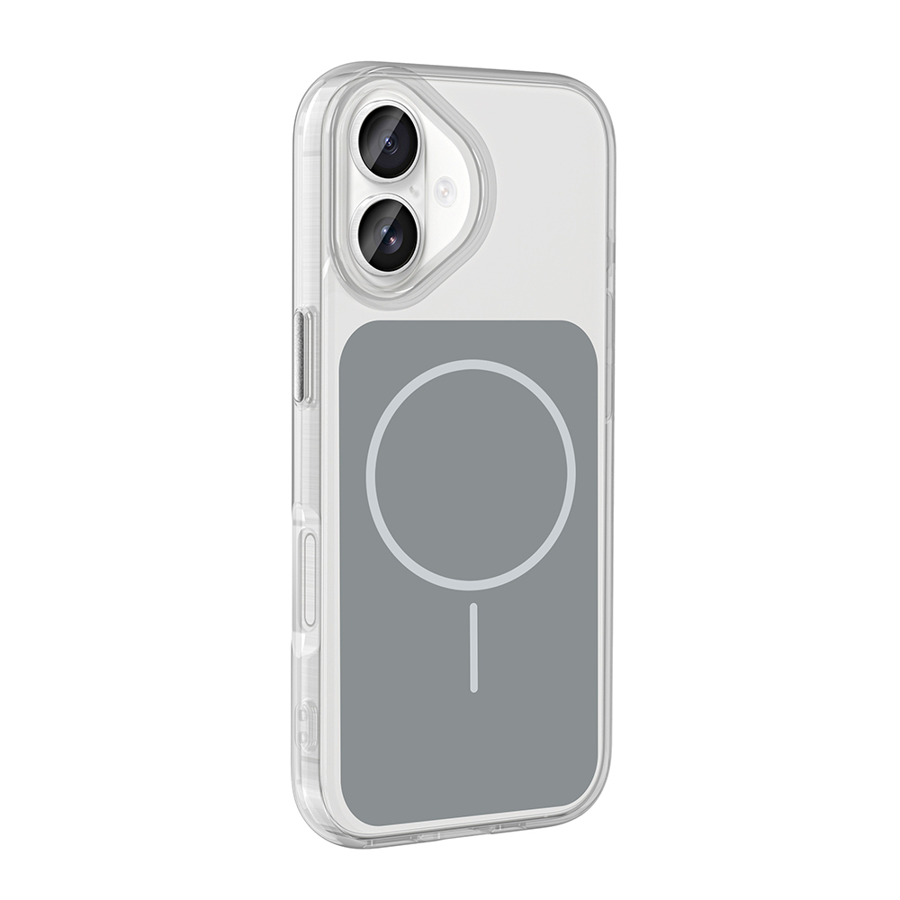 iPhone Uyumlu 17 Kılıf Metal Buton Tasarımlı Zore İkonik Sert Silikon Kapak