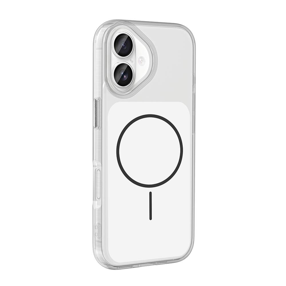 iPhone Uyumlu 17 Kılıf Metal Buton Tasarımlı Zore İkonik Sert Silikon Kapak