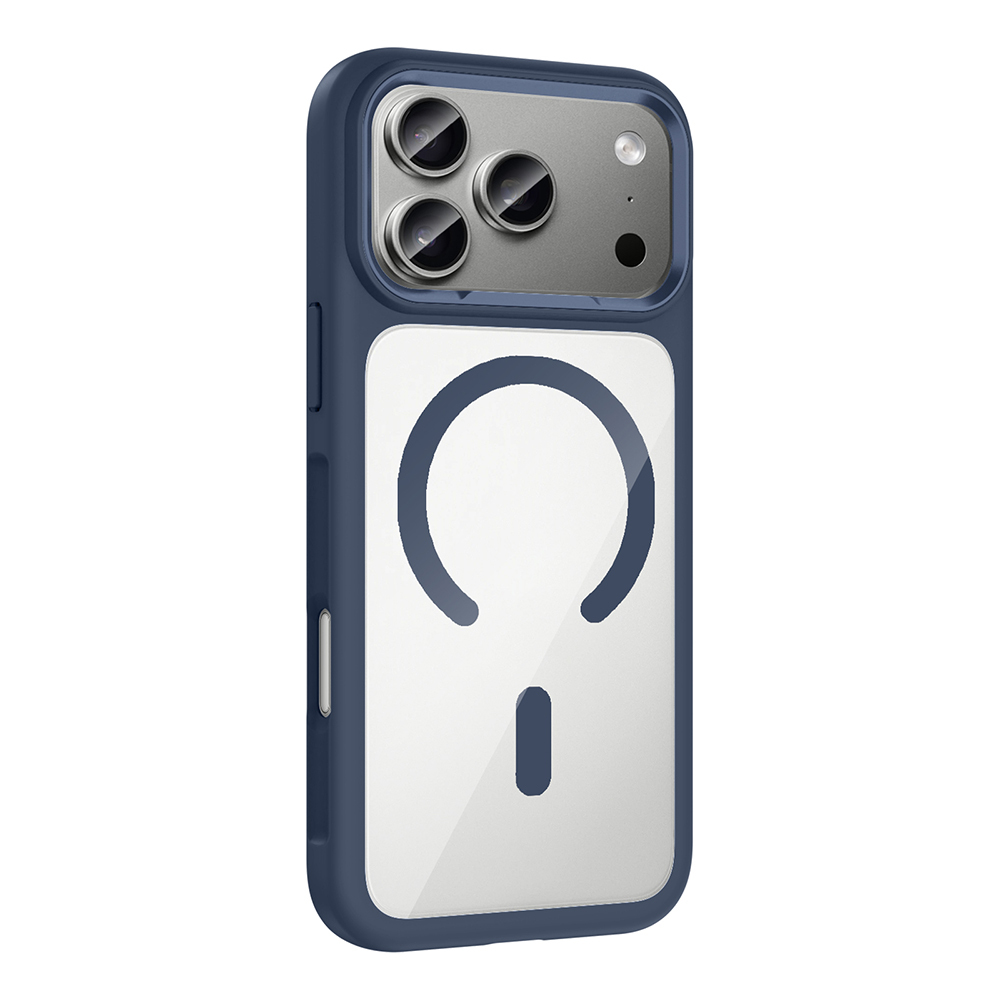 iPhone Uyumlu 17 Pro Kılıf M-Safe Şarj Özellikli Metal Kamera Çerçeveli Zore Tiko Kapak
