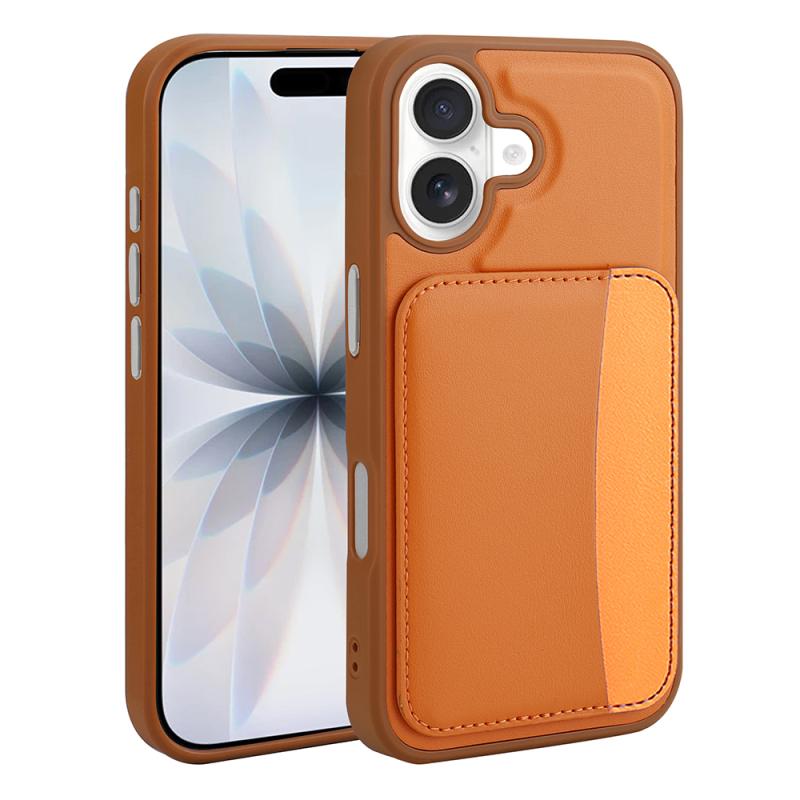 iPhone Uyumlu 17 Kılıf Kartlıklı Zore X-Kart Silikon Kapak