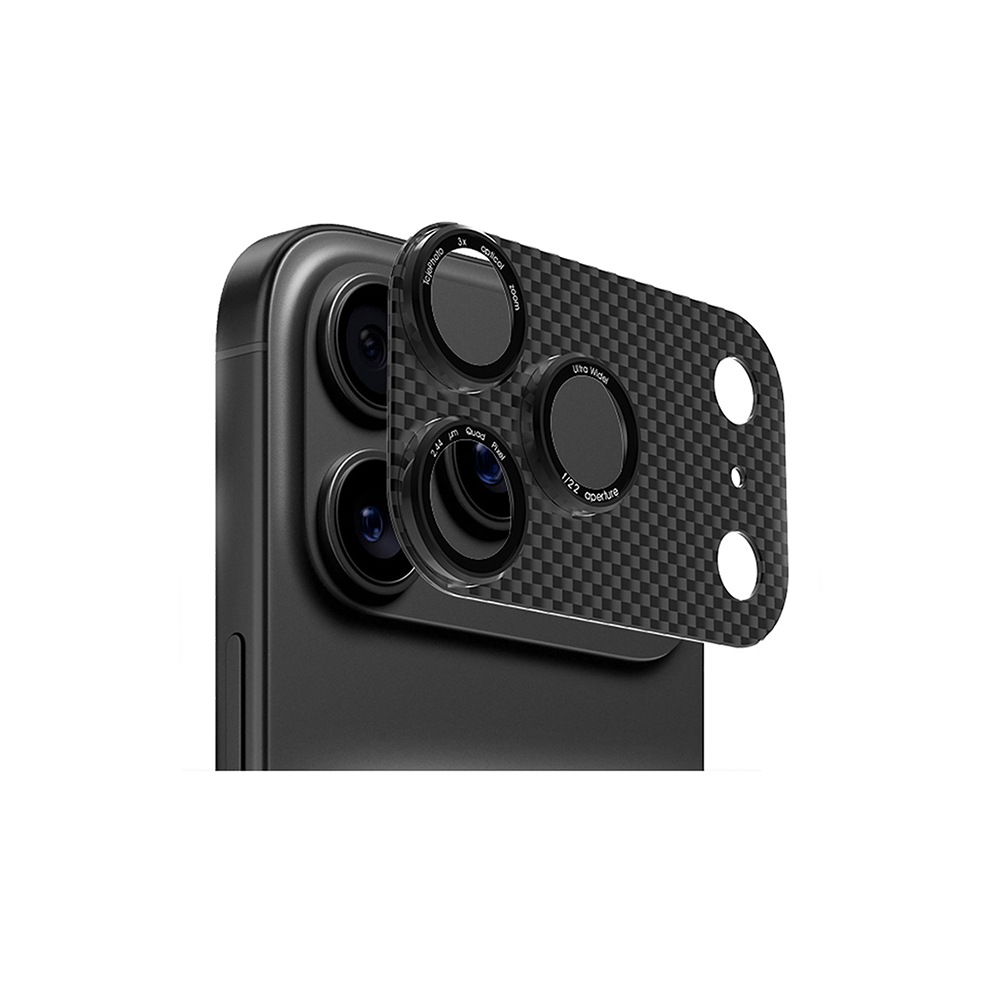 iPhone Uyumlu 17 Pro Zore CL-21 Kamera Lens Koruyucu-Siyah