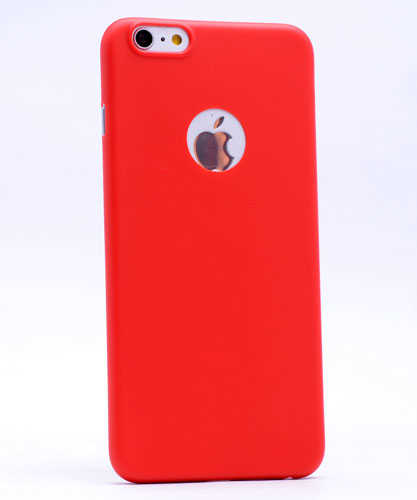 iPhone Uyumlu 7 Kılıf Zore 1.Kalite PP Silikon-Kırmızı