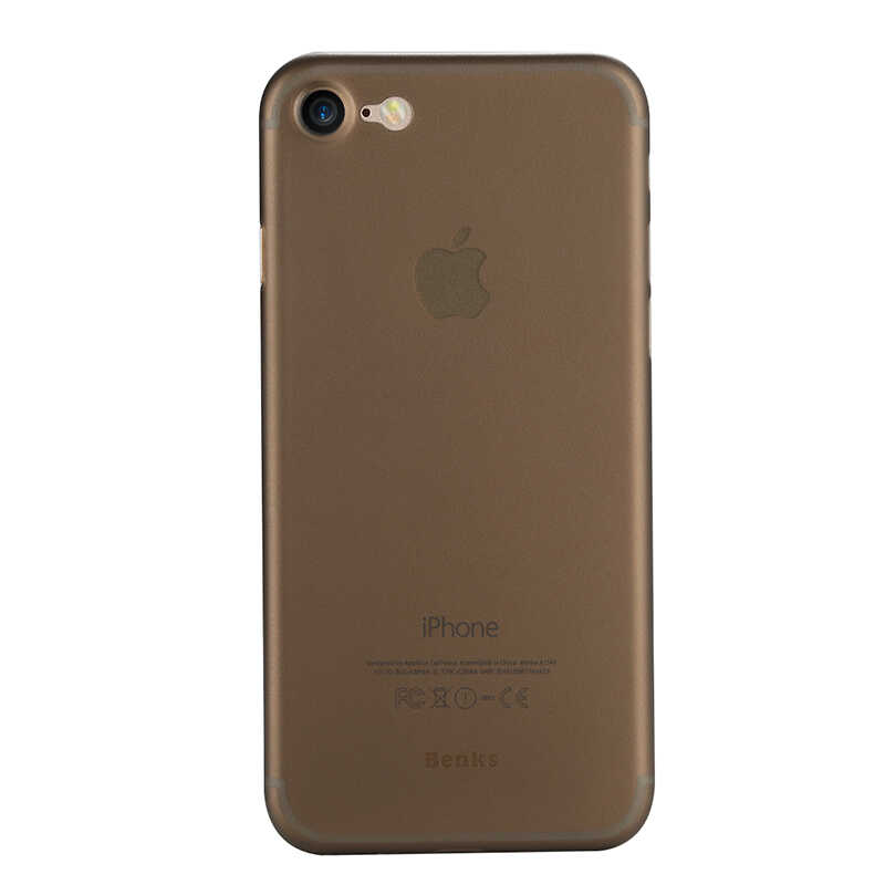 iPhone Uyumlu 8 Kılıf Zore 1.Kalite PP Silikon-Transparan siyah