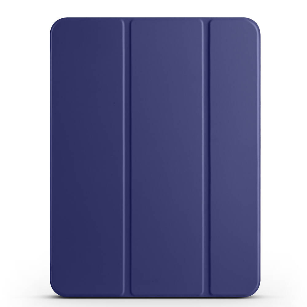 iPad Uyumlu Pro 11 2025 M5 Zore Smart Cover Kalem Bölmeli Standlı 1-1 Kılıf-Lacivert