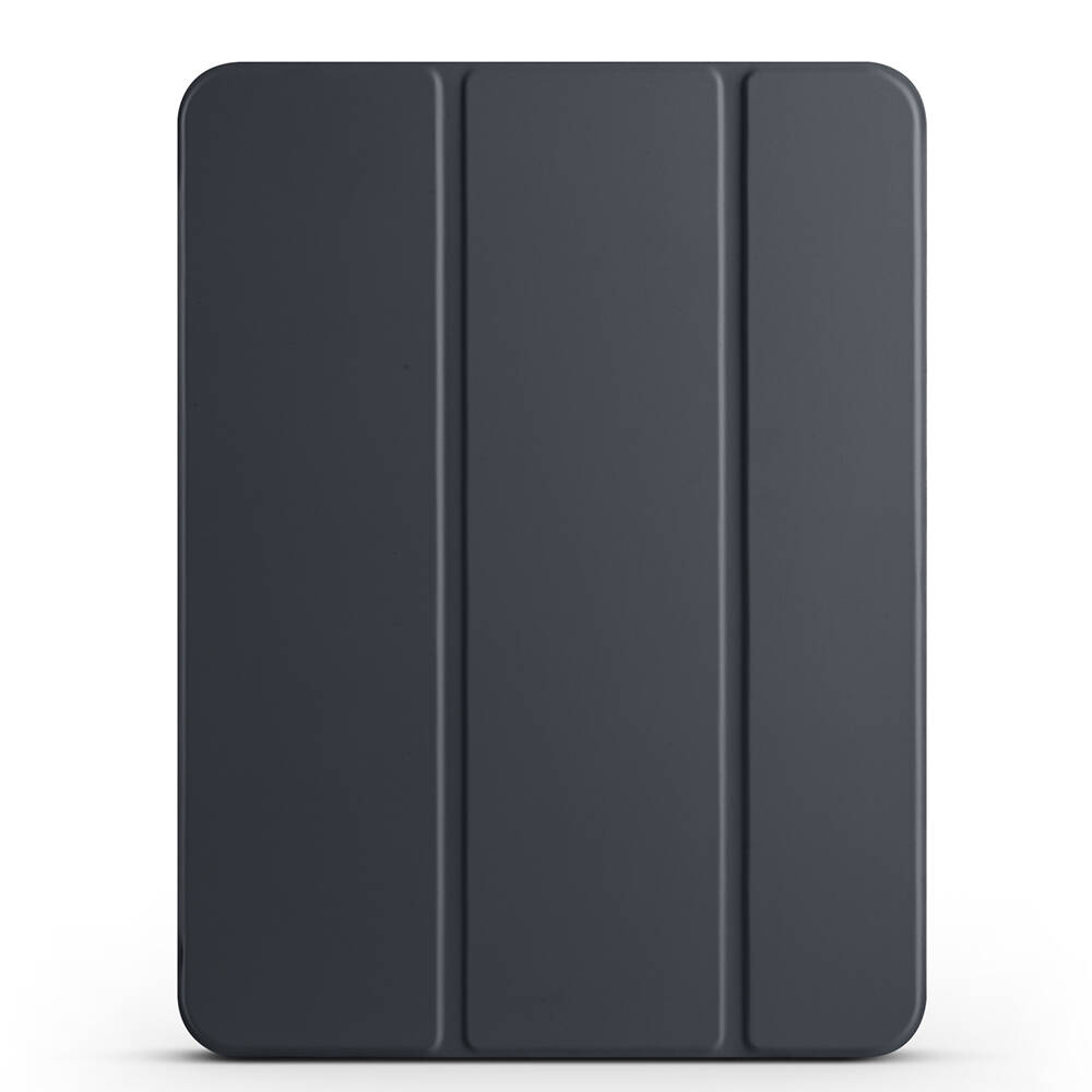 iPad Uyumlu Pro 11 2025 M5 Zore Smart Cover Kalem Bölmeli Standlı 1-1 Kılıf-Siyah