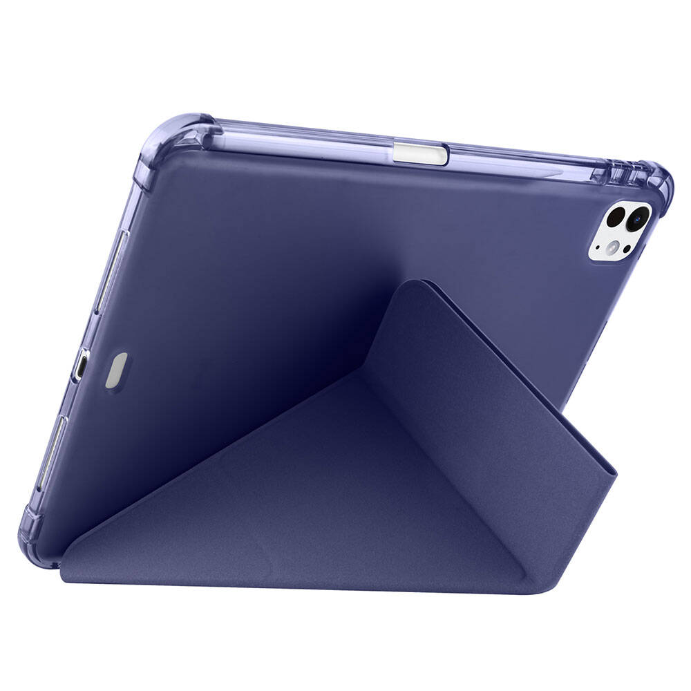 iPad Uyumlu Pro 11 2025 M5 Kılıf Zore Tri Folding Kalem Bölmeli Standlı Kılıf