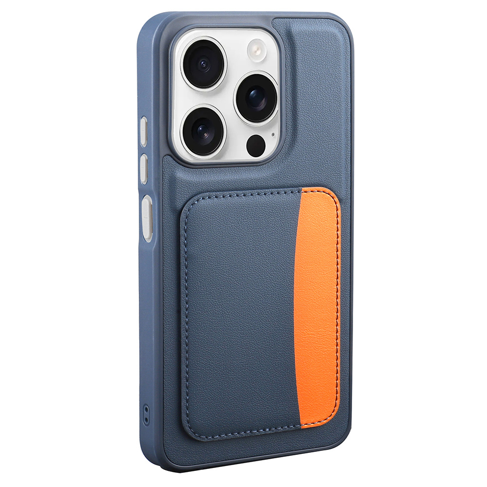 Xiaomi Uyumlu  Redmi 15C Kılıf Kartlıklı Zore X-Kart Silikon Kapak-Lacivert