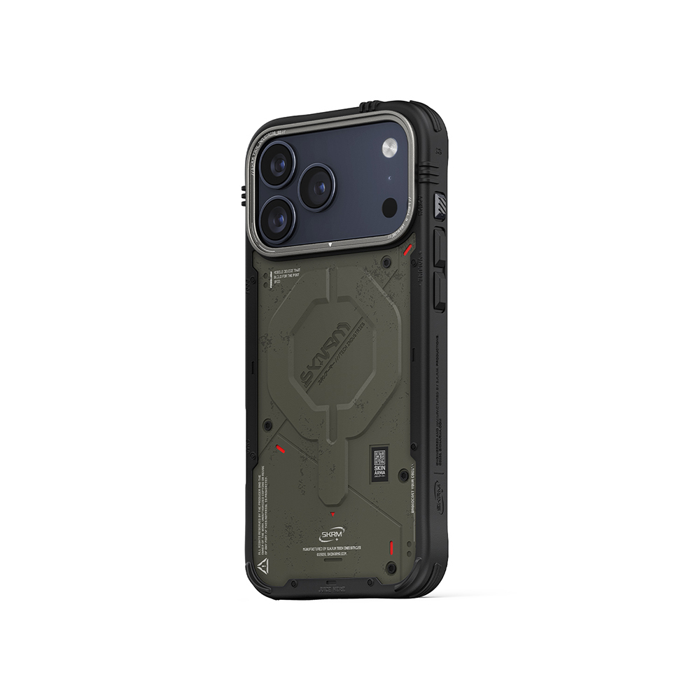 iPhone Uyumlu 17 Pro Max Kılıf M-Safe Şarj Özellikli Airbag Tasarımlı Skinarma Vigor Kapak