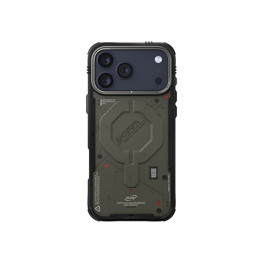 iPhone Uyumlu 17 Pro Max Kılıf M-Safe Şarj Özellikli Airbag Tasarımlı Skinarma Vigor Kapak