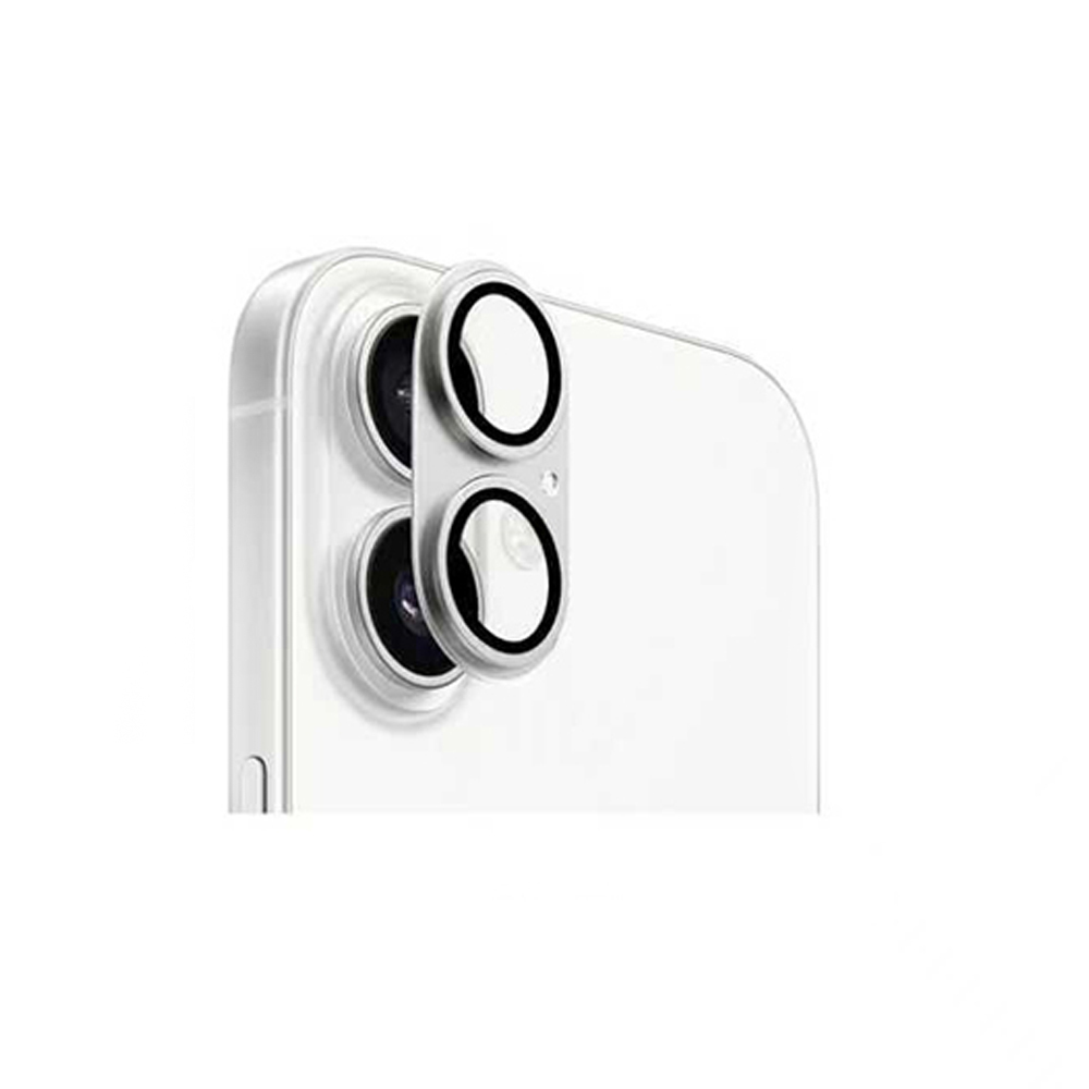 iPhone Uyumlu 17 Zore CL-20 Kamera Lens Koruyucu-Gümüş